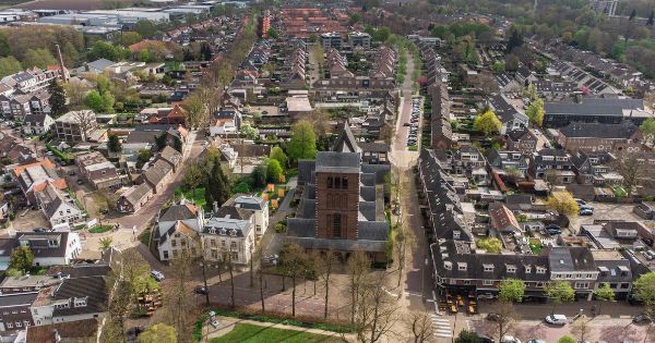 Luchtfoto van Oisterwijk, werkgebied airco installateur TopAirco013